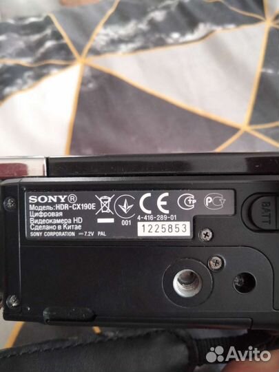 Видеокамера sony