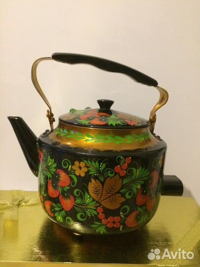 Чайник электрический хохлома