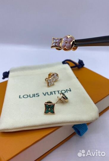 Серьги louis vuitton