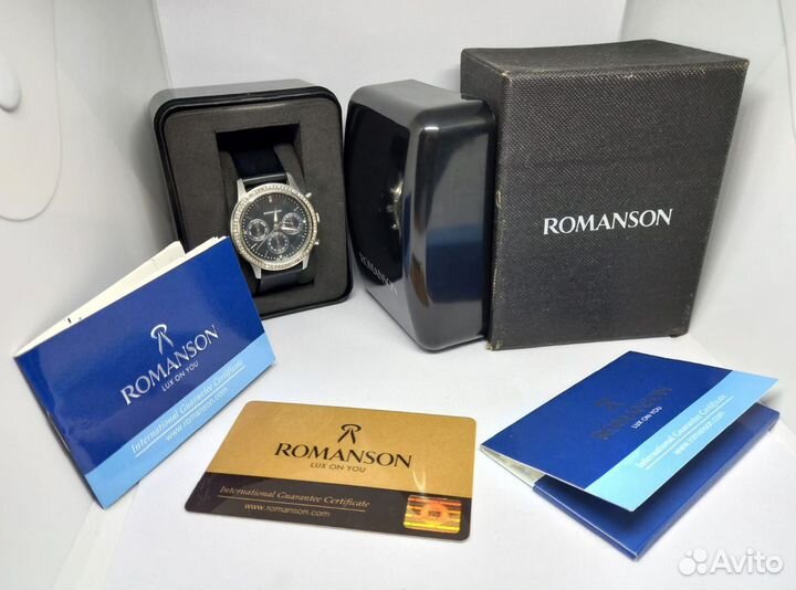 Часы Romanson хронограф оригинал швейцария