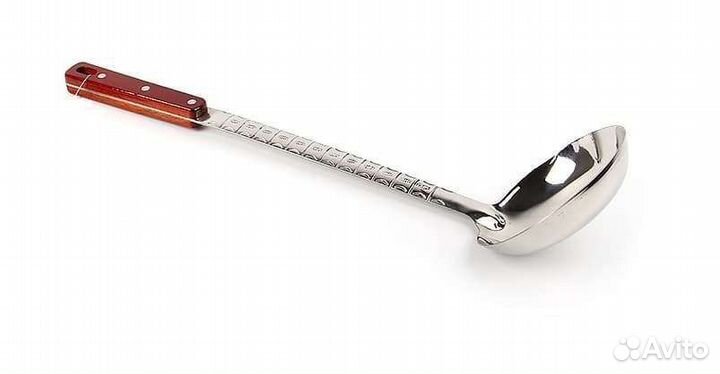 Половник с деревянной ручкой 46.5 см