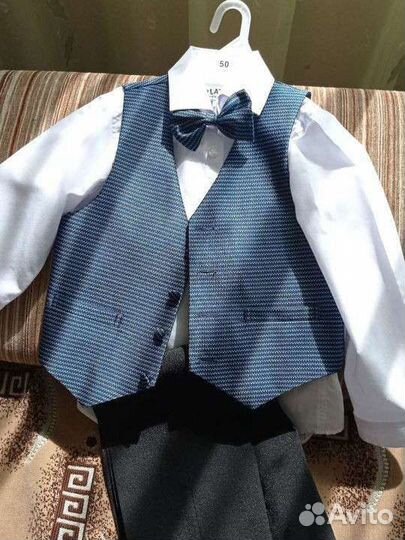 Рубашка с жилеткой для мальчика