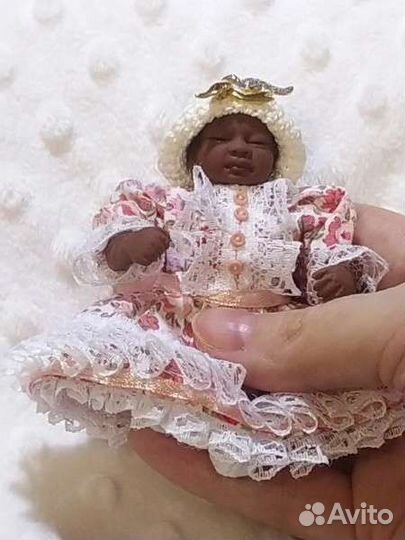 Мини Реборн кукла авторская девочка