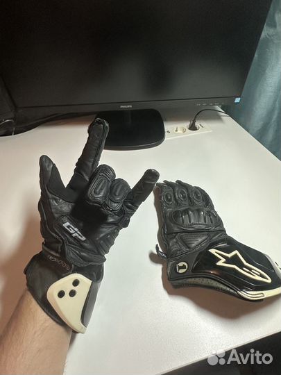 Мотоперчатки Кожаные Alpinestars Gp Pro
