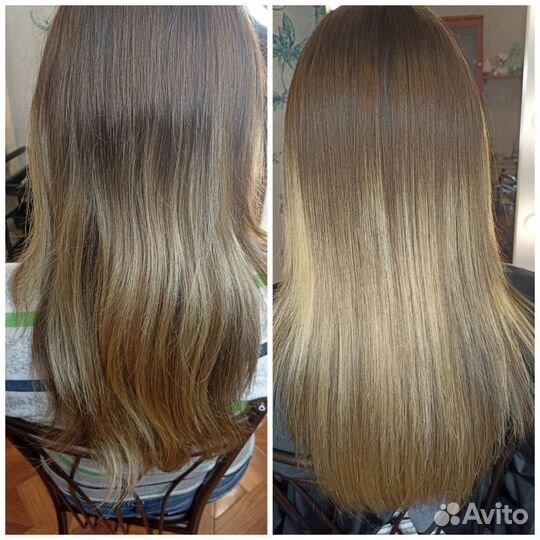 Ботокс для волос, Кератиновое выпрямление