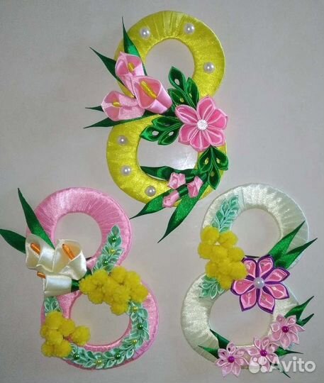 Открытки ручной работы, магнит к 8 марта