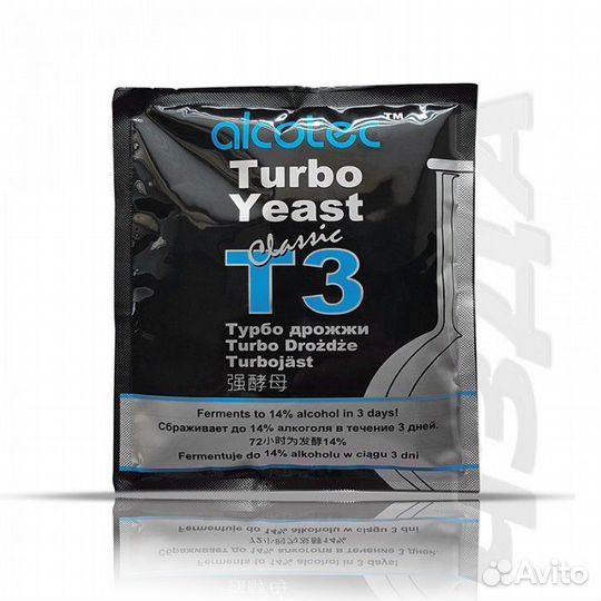 Дрожжи спиртовые Люкс Alcotec Т3 Turbo