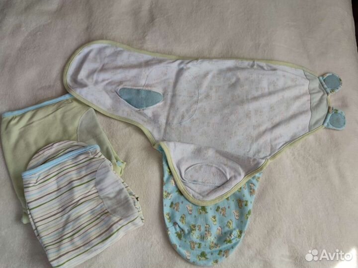 Конверт на липучке для пеленания