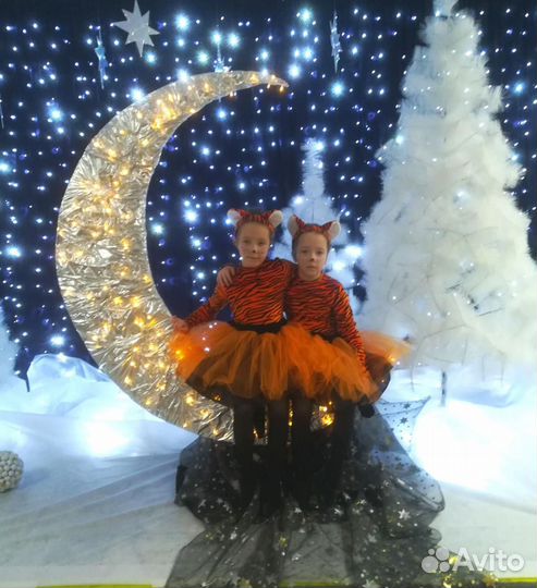 Новогодний костюм для девочки 110-116