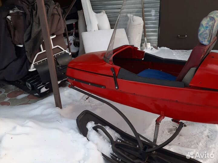 Пассажирские сани для снегохода