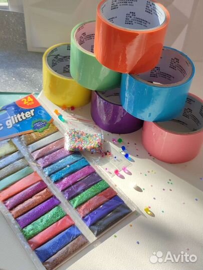 Тянущийся скотч из Азии Нано Скотч Антистресс Игра