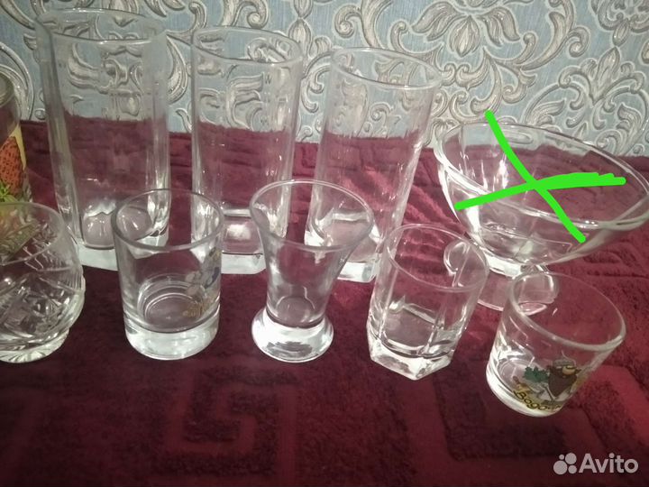 Стаканы, рюмки, стопки, кружки, бокалы