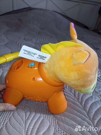 Лошадка каталка с ручкой