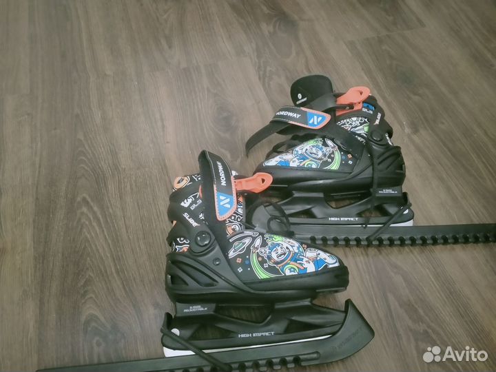 Коньки детские, размер 26-31