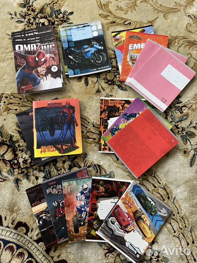 Тетради, альбомы и дневники для парня 34 предмета