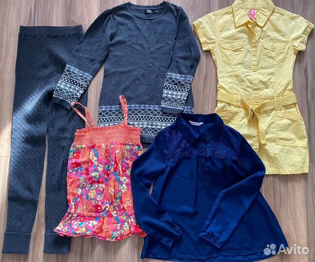 Вещи на девочку 6-8л пакетом