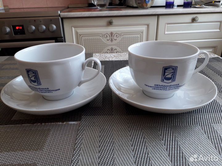 Чайная пара с логотипом 
