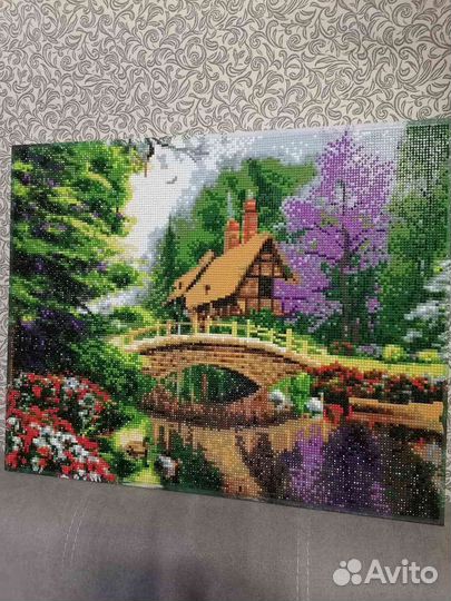 Картина из алмазной мозайки(собранная)размер 40 50