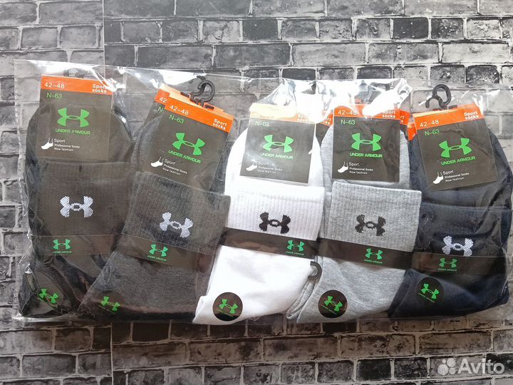 Носки Nike Adidas хлопок