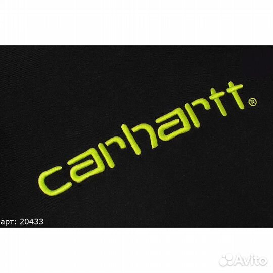 Свитшот Carhartt yellow brnd Чёрный