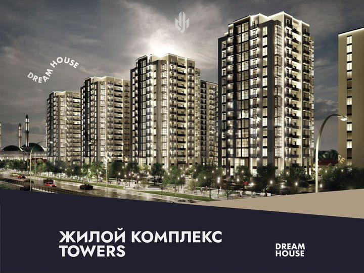 2-к. квартира, 81,7 м², 12/16 эт.