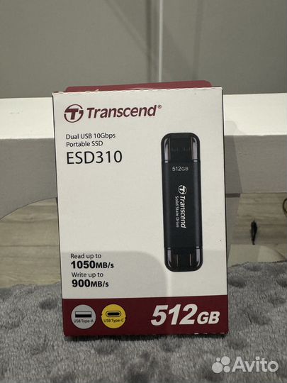 Внешний SSD диск Transcend 512 гб TS512gesd310C
