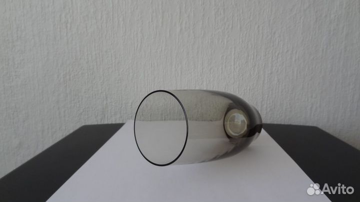 Стакан из цветного дымчатого стекла высокий, СССР