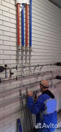 Сантехработы, водопровод, канализация, отопление