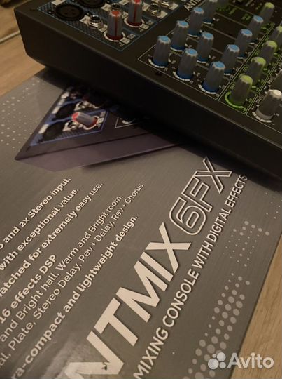 Микшерный пульт antmix 6fx