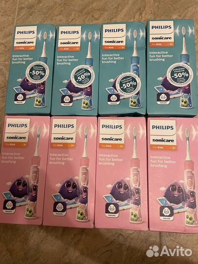 Детские электрические зубные щётки philips