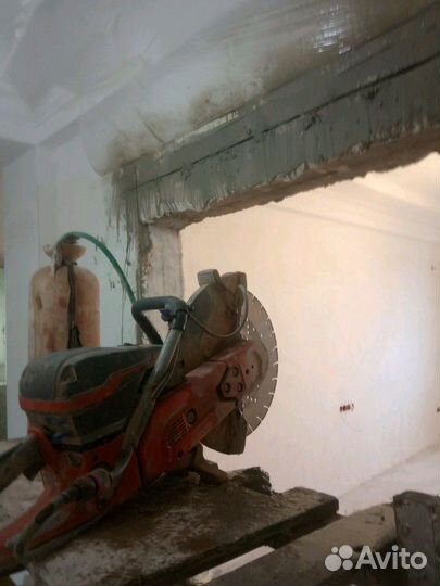 Алмазная резка стен и сверление стен без грязи и п