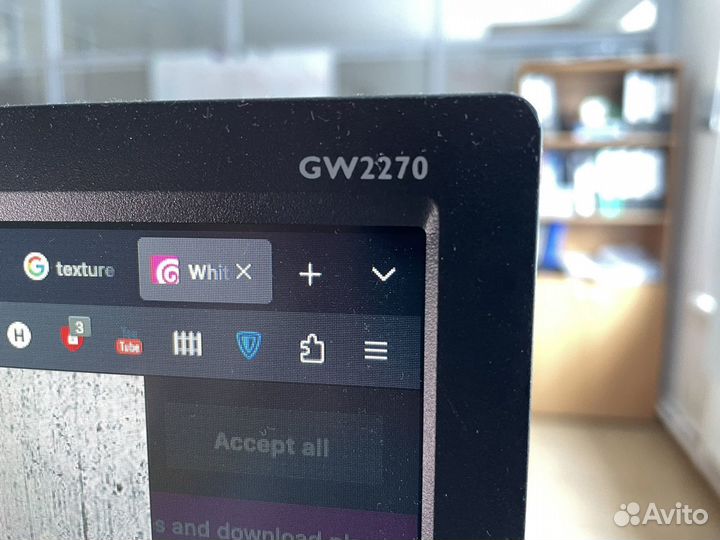 Монитор Benq gw2270 aMVA 5мс