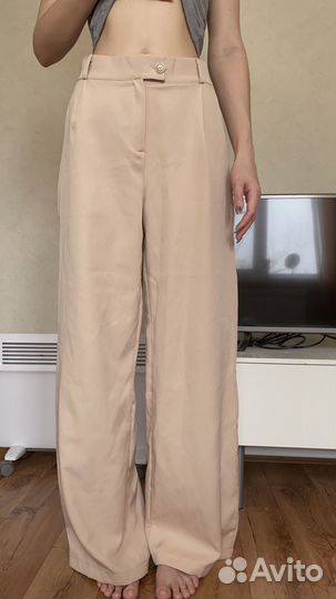 Брюки широкие как zara