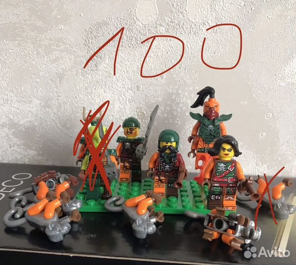 Lego ниндзяго минифигурки