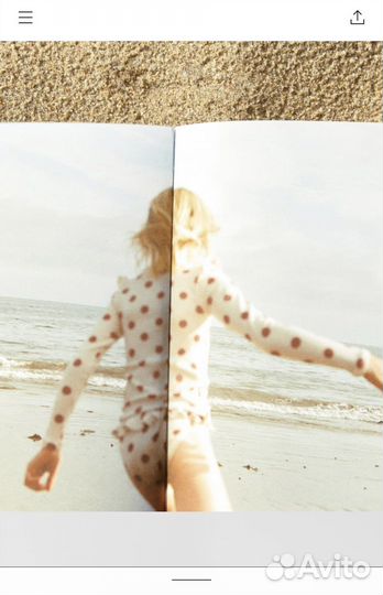 Топ в горох Zara