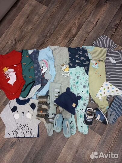 Вещи пакетом на мальчика от 3 до 6 мес #3
