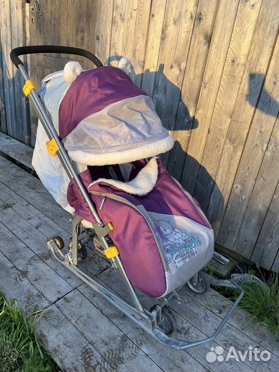 Коляска санки