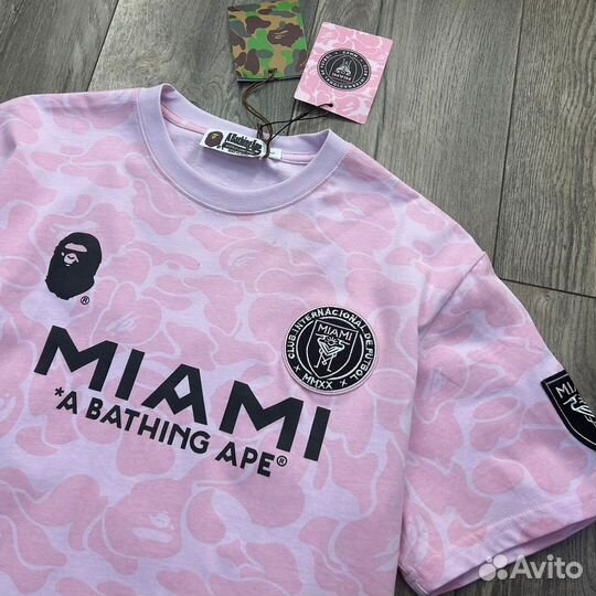 Футболка Bape x lnter Miami