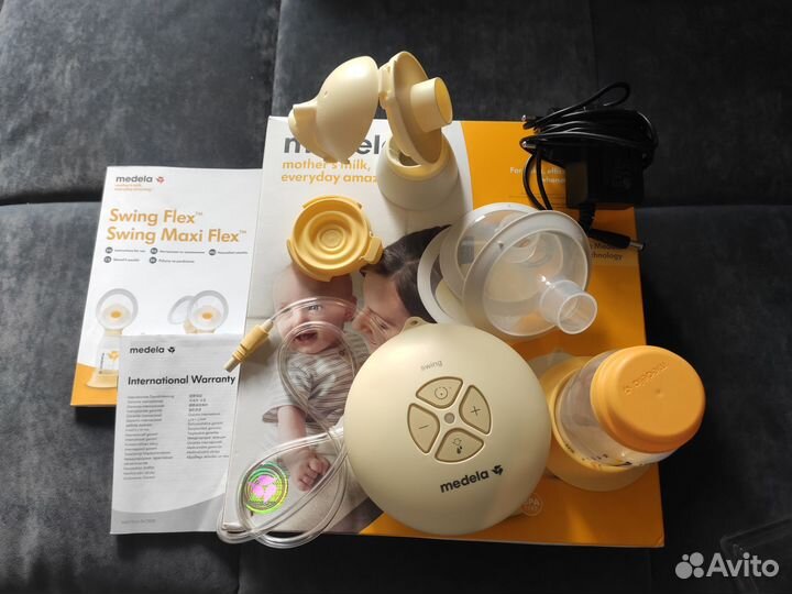 Молокоотсос medela swing flex электрический