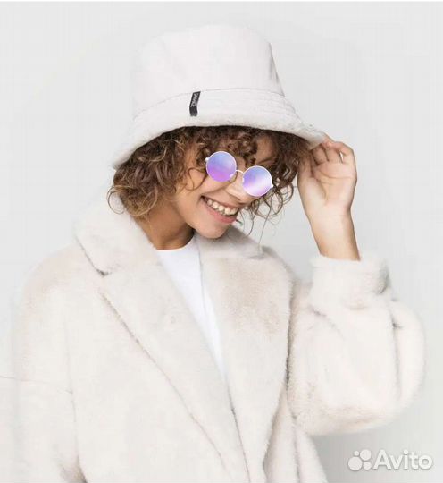 Панама двухсторонняя женская зимняя экомех