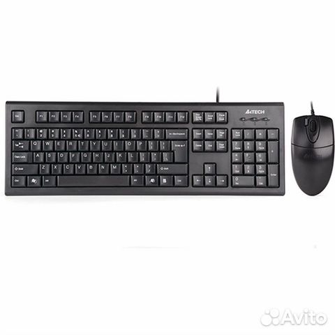 Клавиатура+мышь A4Tech KR-8520D Black #314571