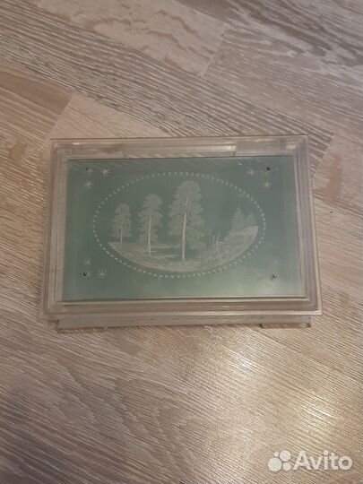 Шкатулка оркстекло Горьковский снх СССР