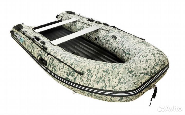 Надувная лодка gladiator E380PRO camo камуфляж