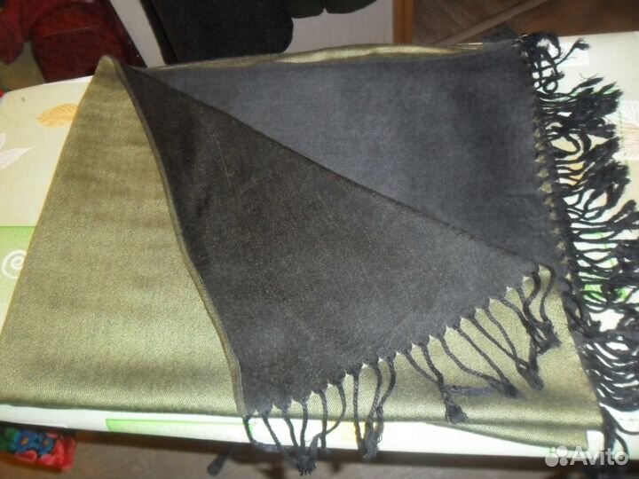 Палантин-накидка на плечи двухсторонний. Новый