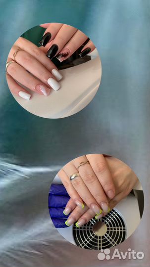 Наращивание ногтей на дому