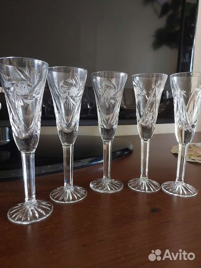 Хрустальные рюмки, времён СССР