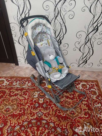 Коляска санки