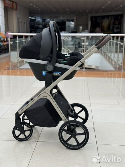 Коляска 3 в 1 carrello vector 2025 (темный беж)