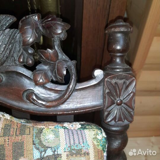 Антикварное кресло 19 век редкость