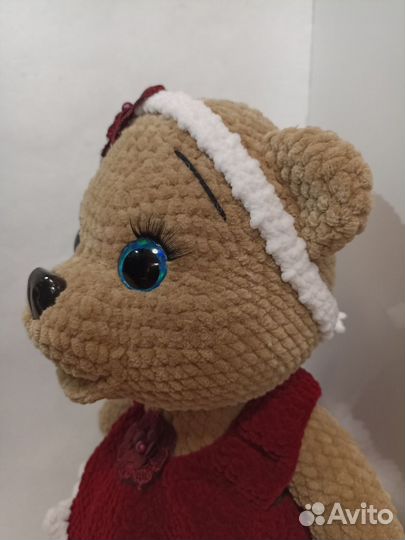 Вязаная игрушка Амигуруми Мишутка